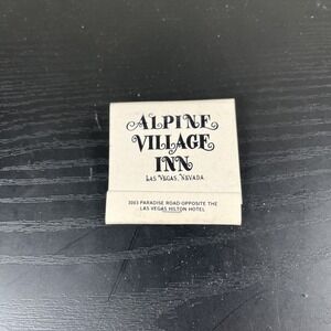 Alpine Village‎ Inn Las Vegas Used 30 Strike Matchbook